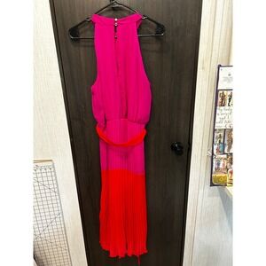 Julia Jordan color block halter dress Sz 8